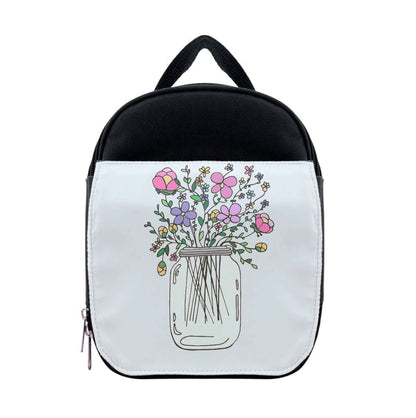 Cartoon Flower Jar Lunchbox