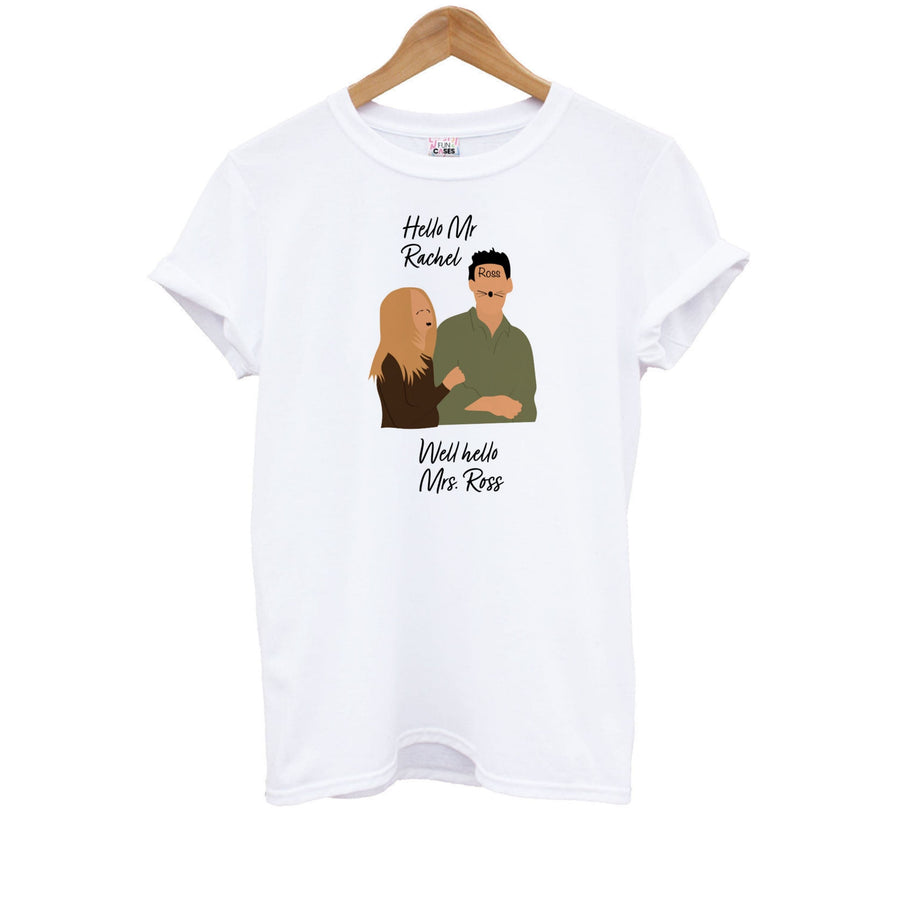 Mr Rachel & Mrs Ross - Friends Kids T-Shirt