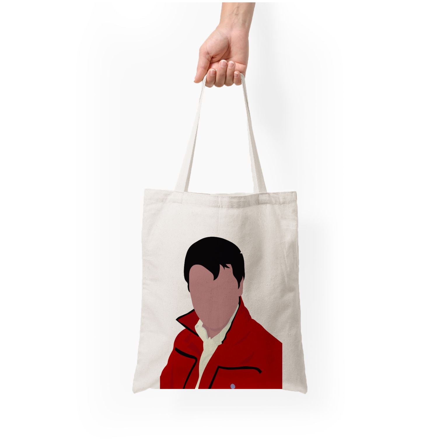 Red Suit Tote Bag