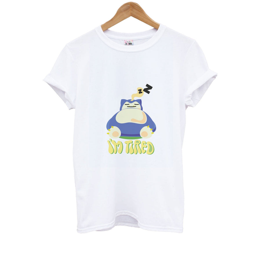 Tired Snorlax - Pokemon Kids T-Shirt