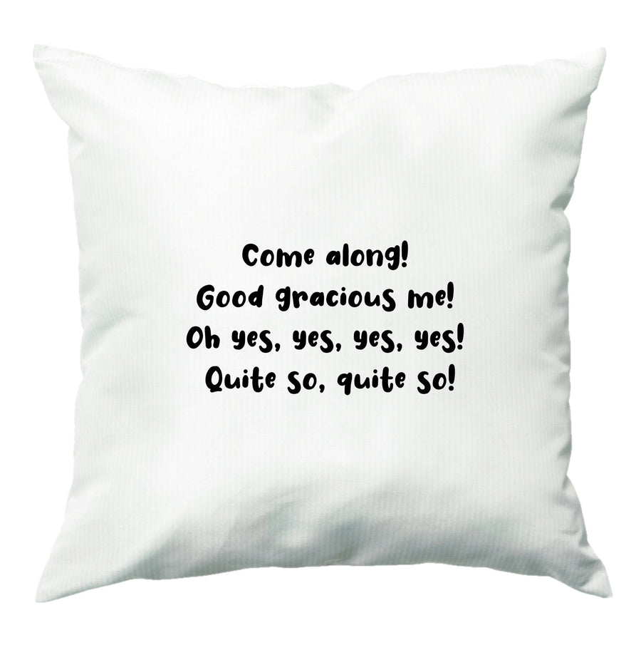 Come Along! - Doctor Who Cushion