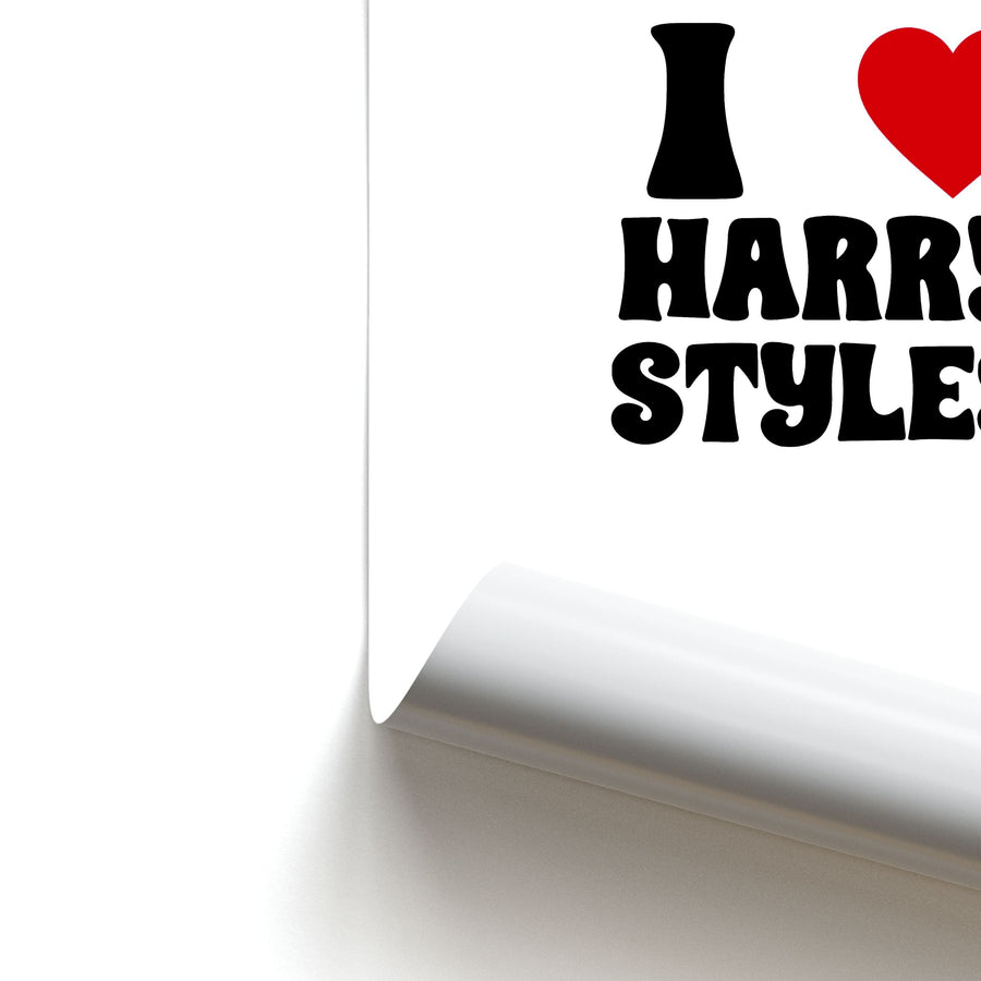 I Love Harry Poster