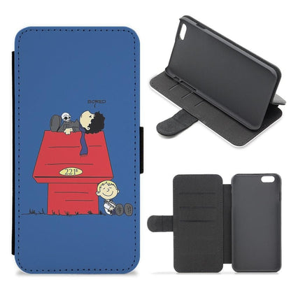 Sherlock Cartoon Flip Wallet Phone Case - Fun Cases