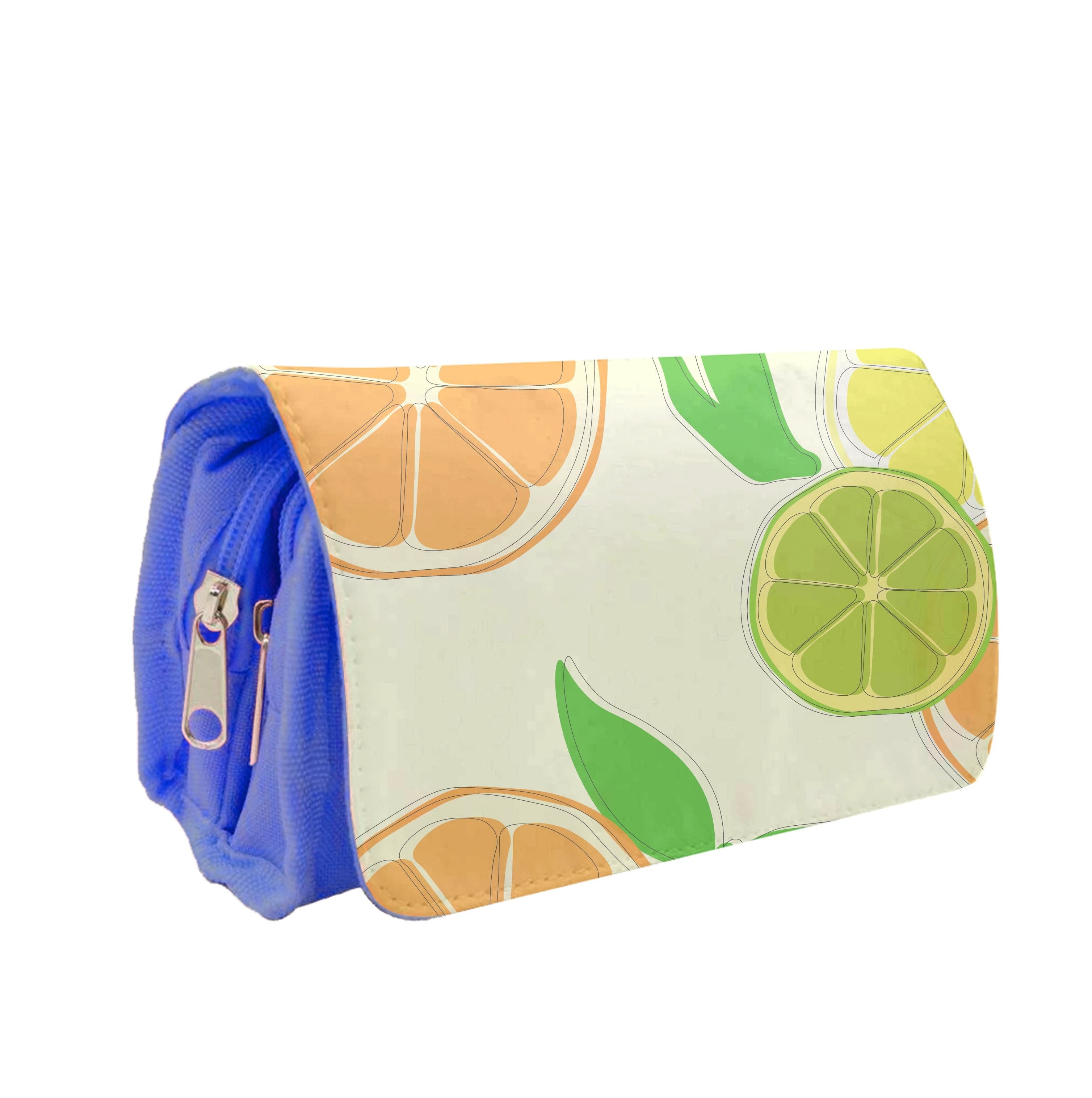 Oranges, Leomns And Limes - Fruit Patterns Pencil Case