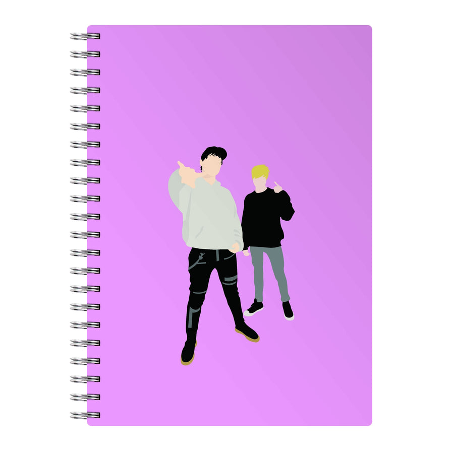 Standing - Sam And Colby Notebook