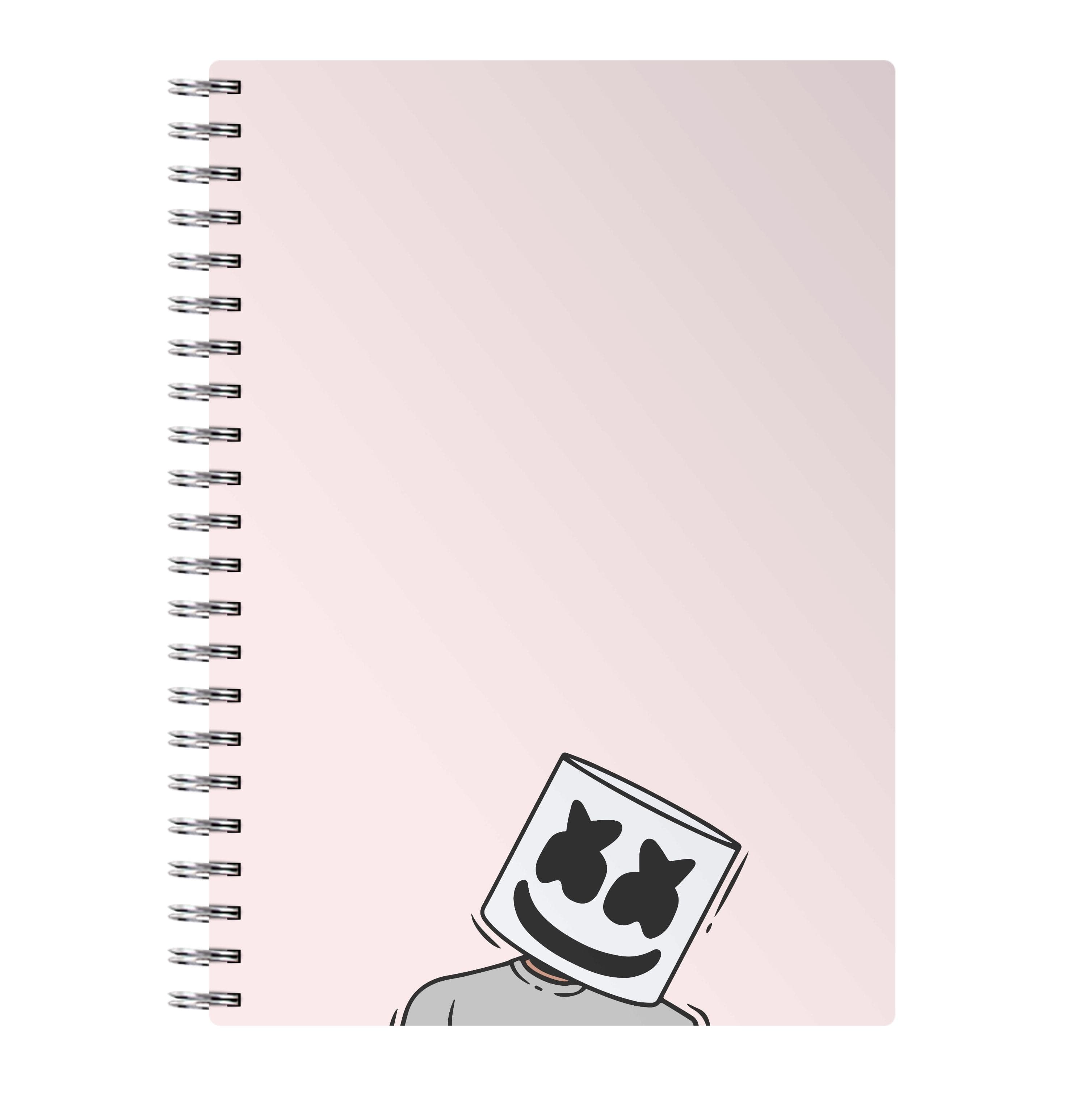 Grey Shirt - White Helmet DJ Notebook