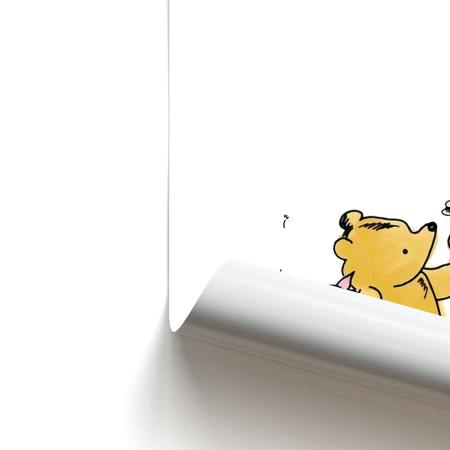 Winnie The Pooh & Piglet - Disney Poster