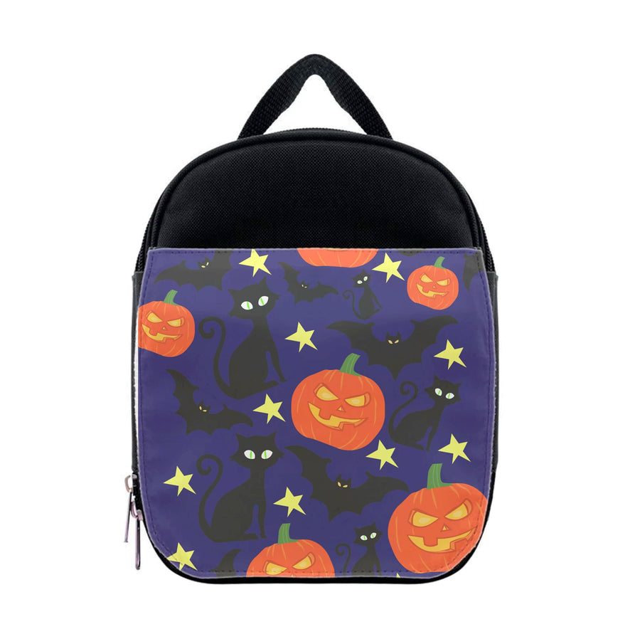 Pumpkin And Cats - Halloween Lunchbox