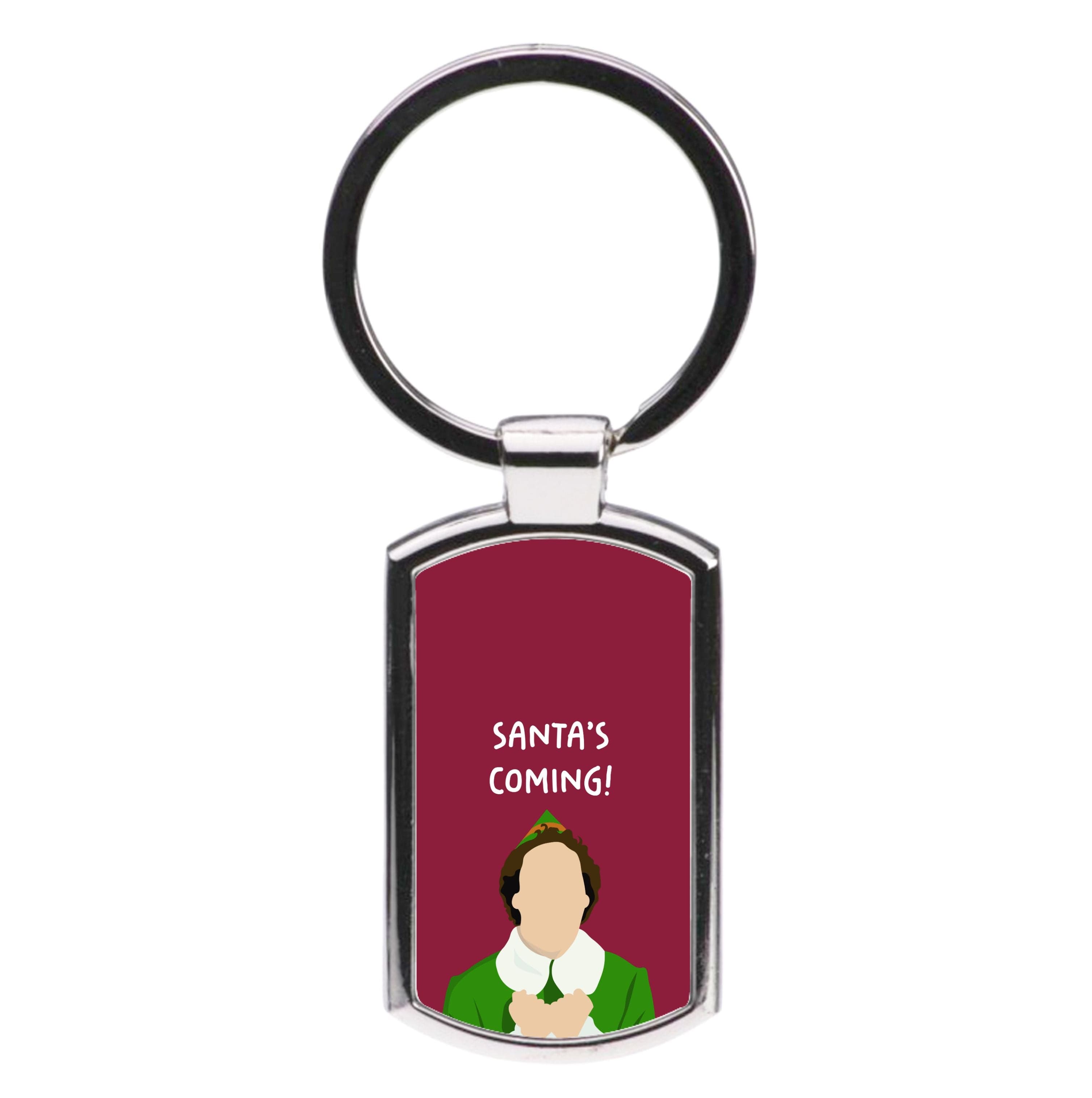 Santa's Coming! - Elf Luxury Keyring