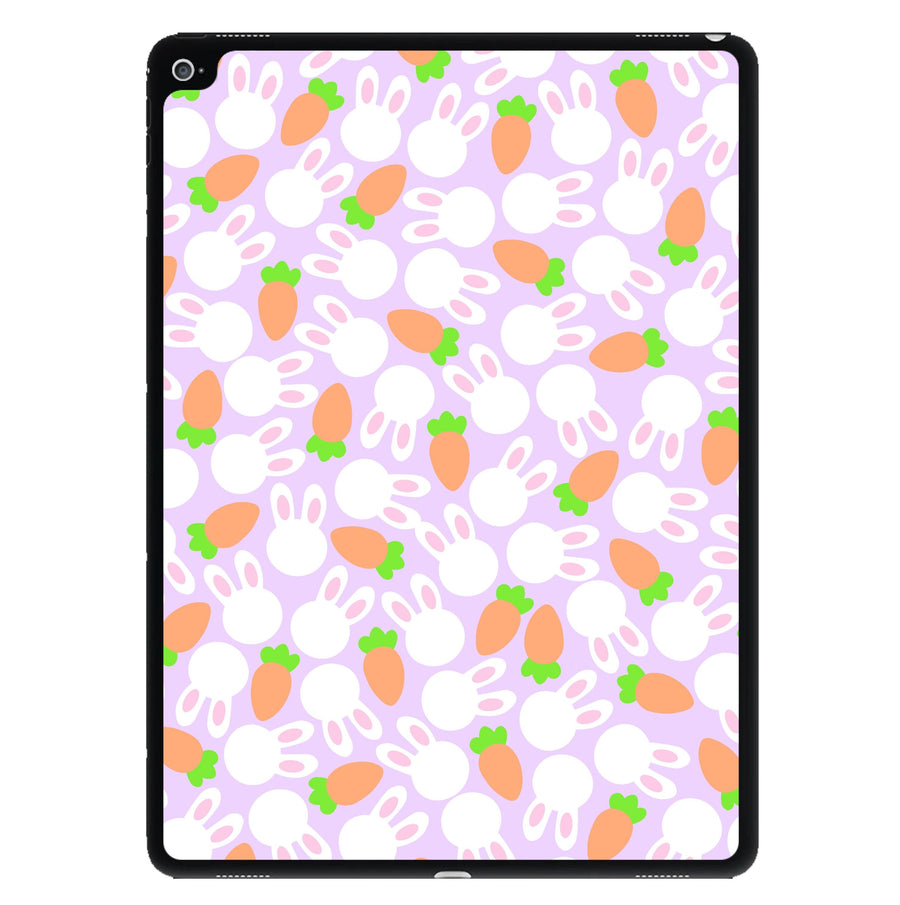 Rabbits And Carrots - Easter Patterns iPad Case