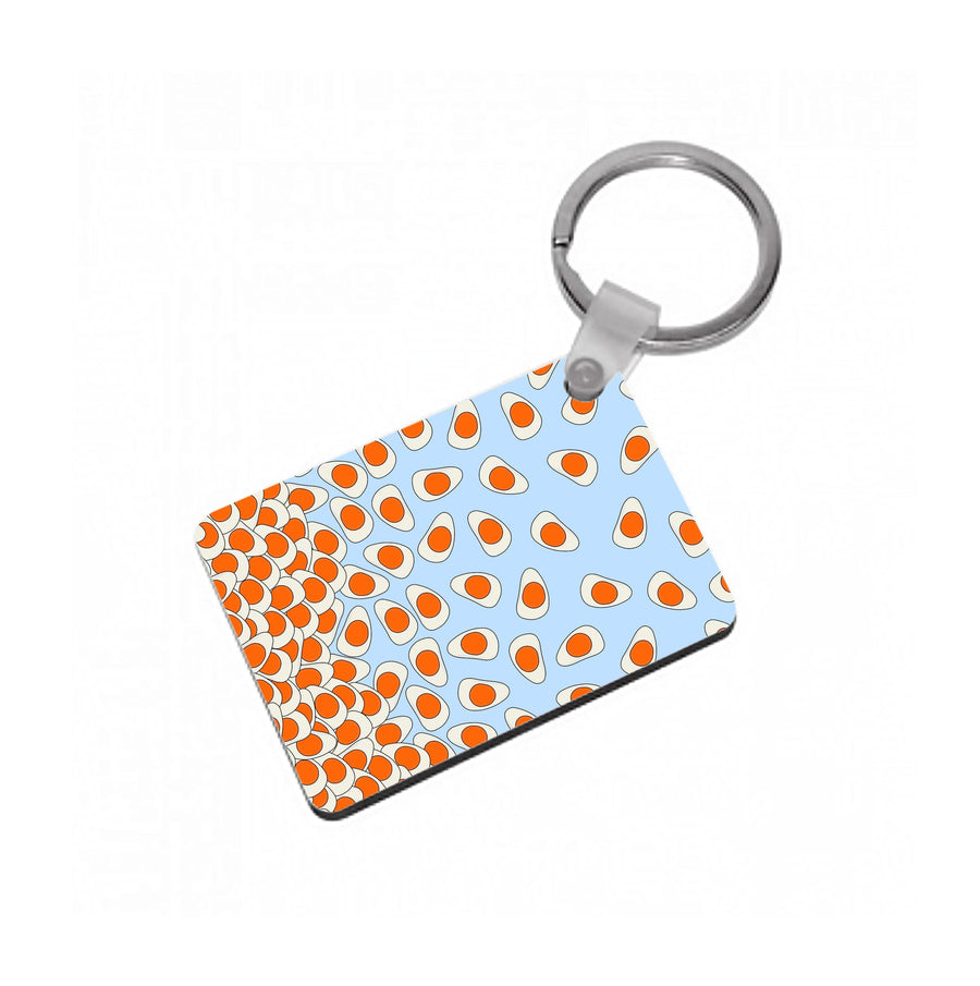 Fried Eggs - Sweets Patterns Keyring