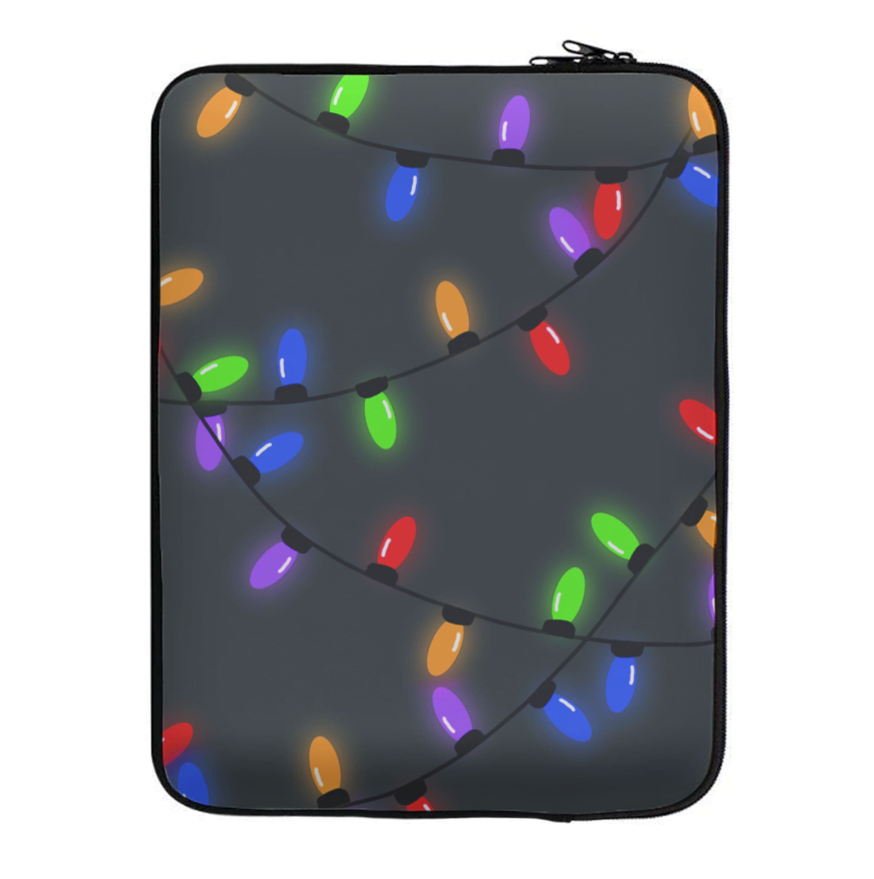 Rainbow Lights - Christmas Patterns Laptop Sleeve