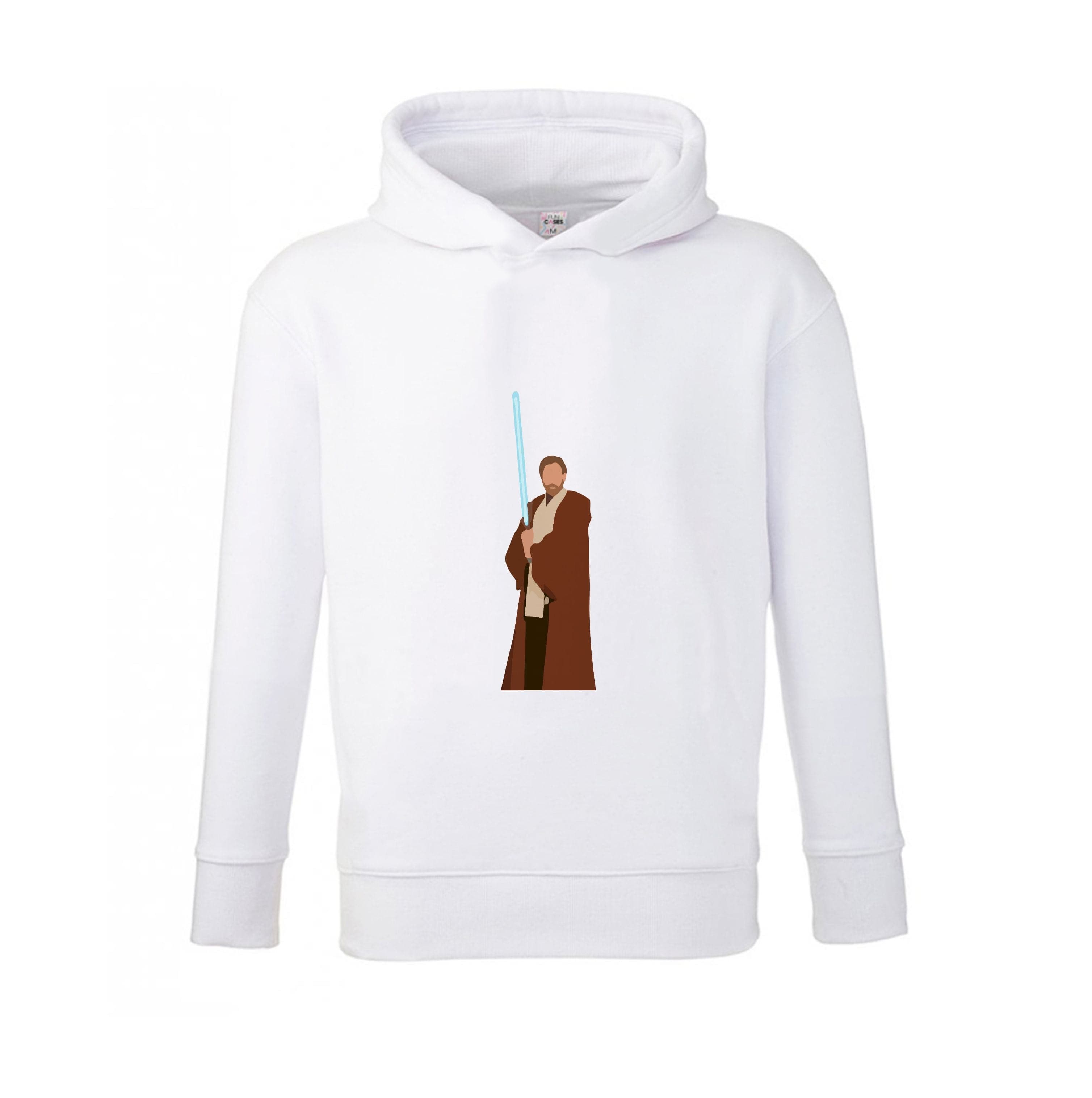 Kenobi Blue Lightsaber Kids Hoodie