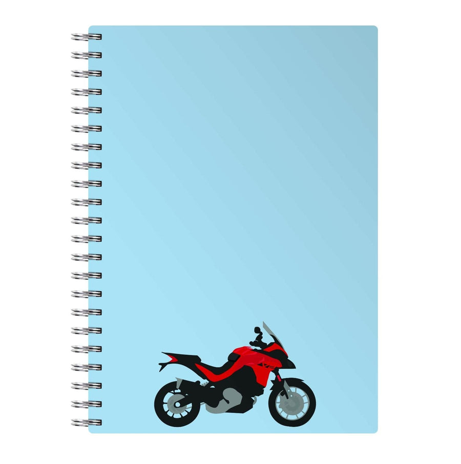 Red Motorbike - Moto GP Notebook