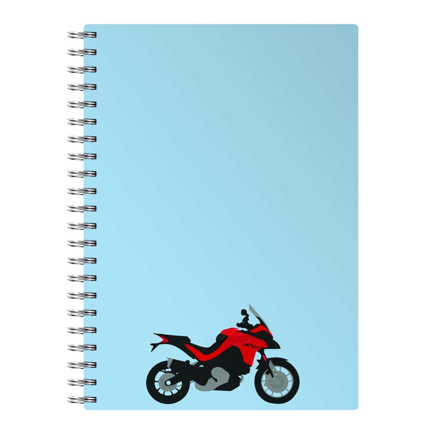 Red Motorbike - Motorbike Notebook