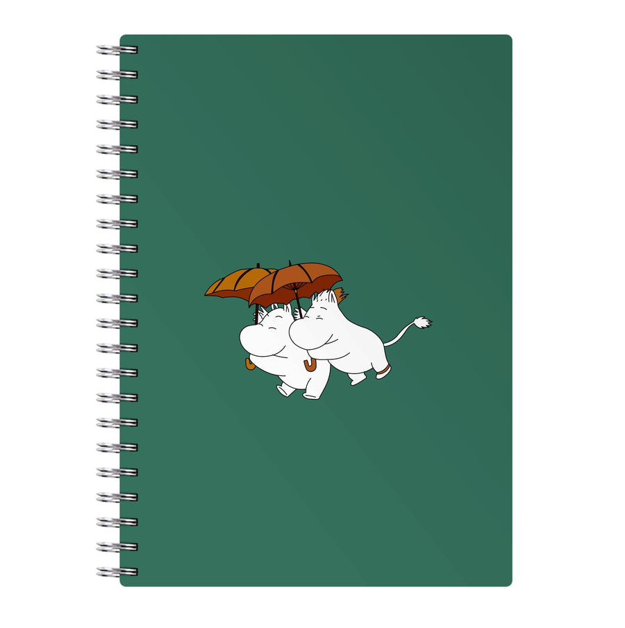 Moomin Umbrellas  Notebook