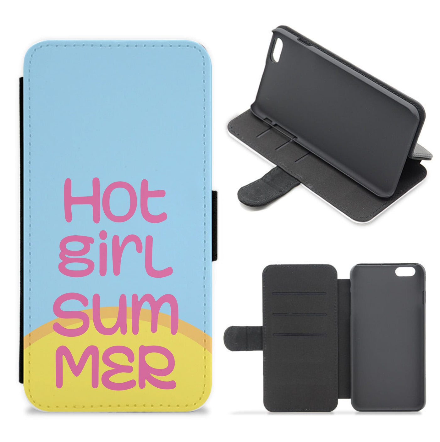 Hot Girl Summer - Summer Quotes Flip / Wallet Phone Case