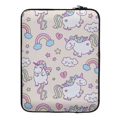 Cute Unicorn Pattern Laptop Sleeve