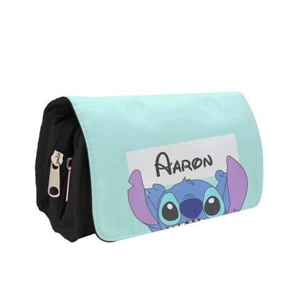 Standing Blue Alien - Personalised Disney Pencil Case