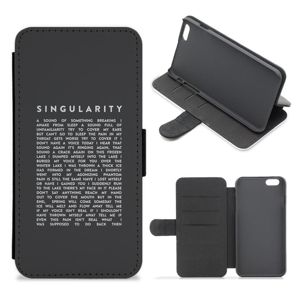 Singularity Lyrics - BTS Flip Wallet Phone Case