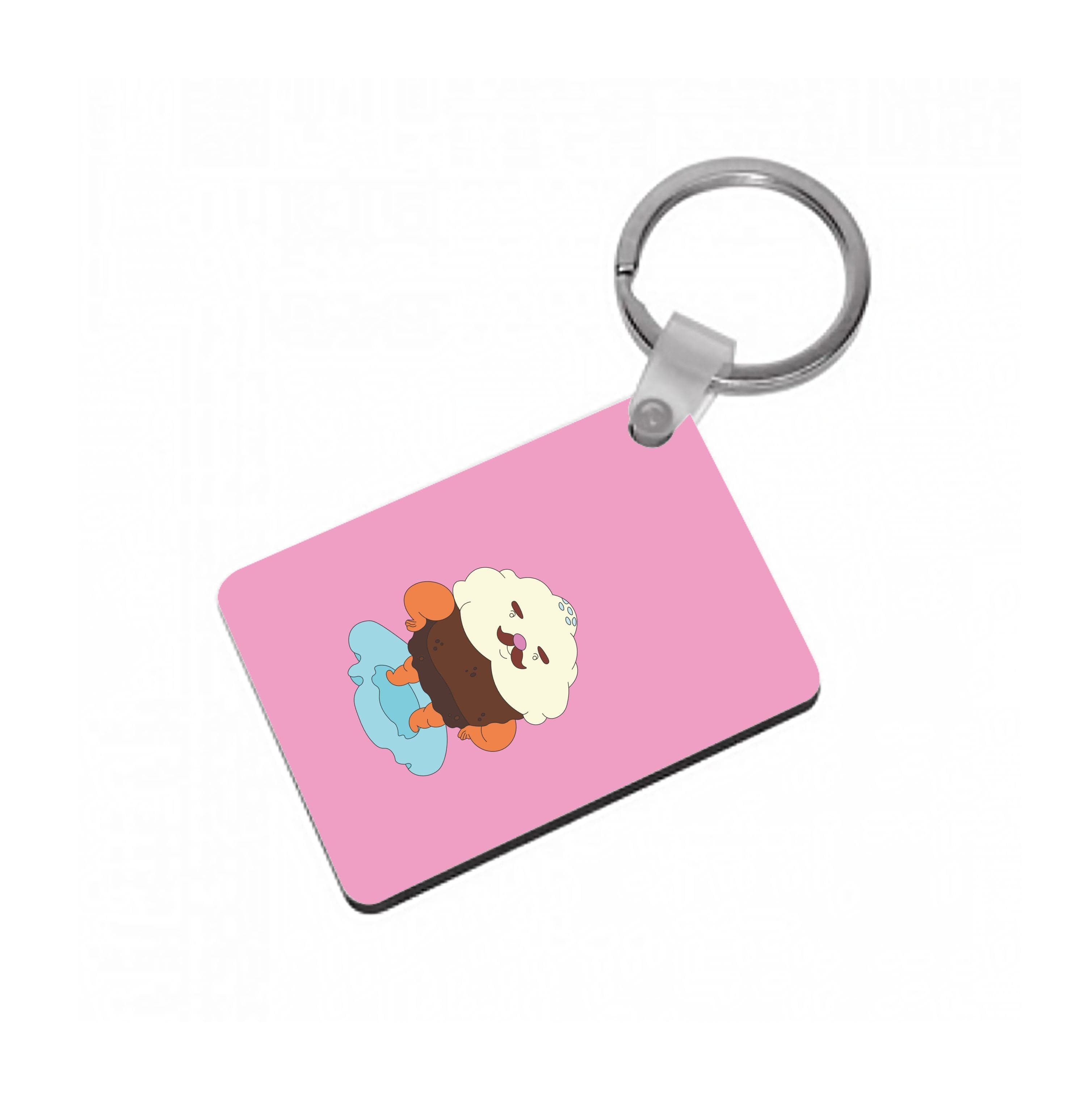 Mr Cupcake Keyring