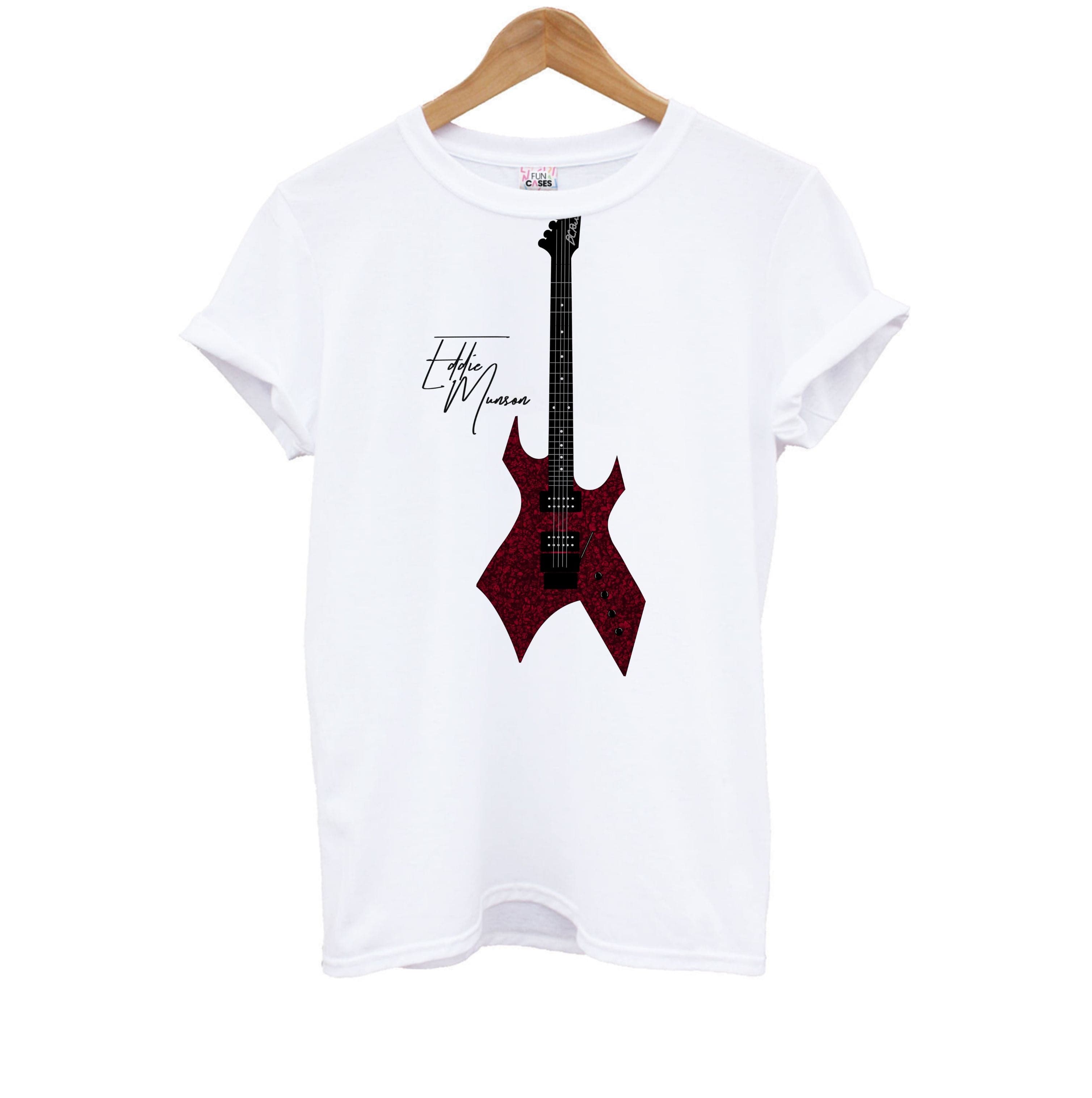 Eddie Munson Guitar Kids T-Shirt