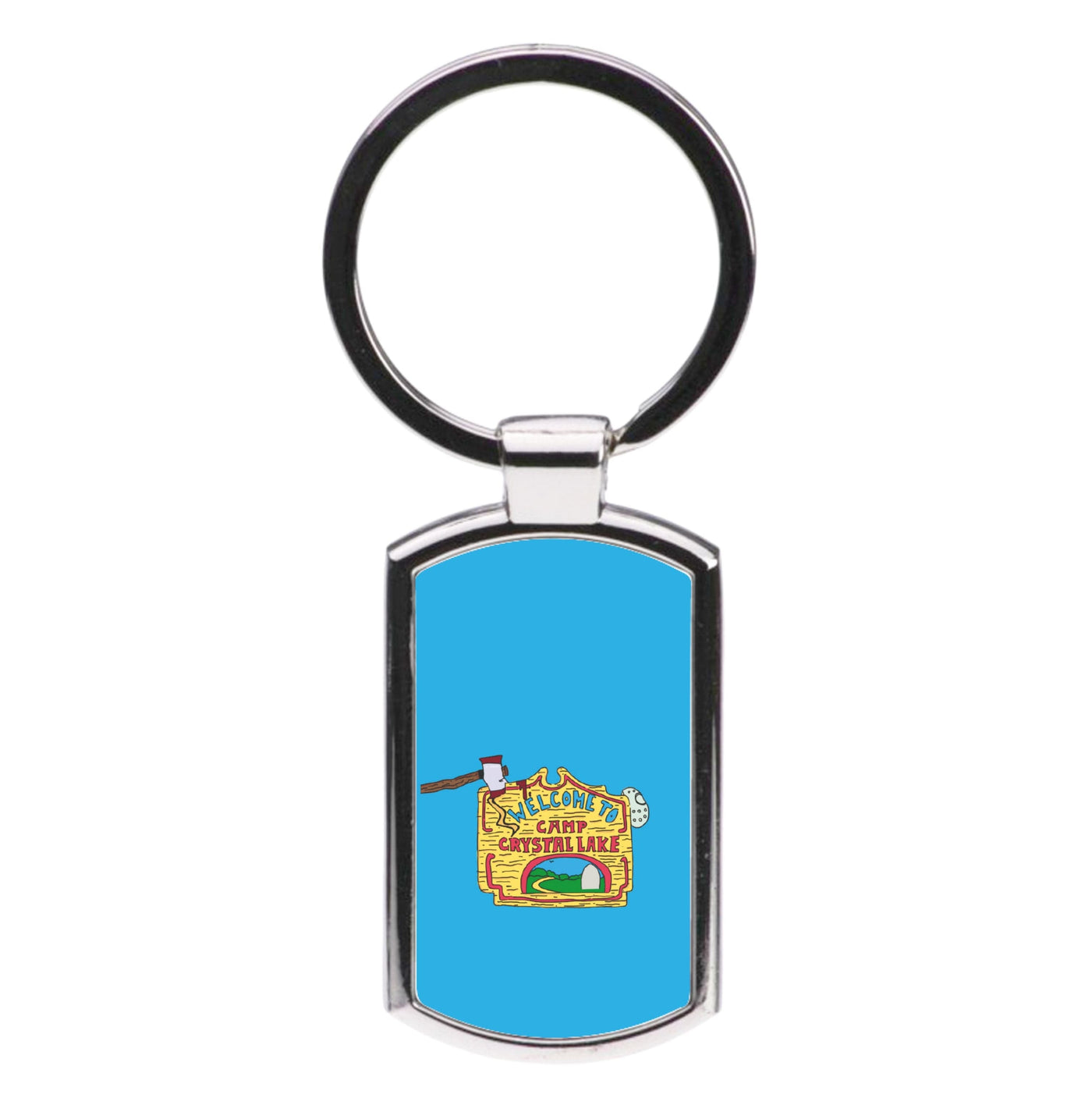 Welcome To Camp Crystal Lake - Friday The 13th Luxury Keyring