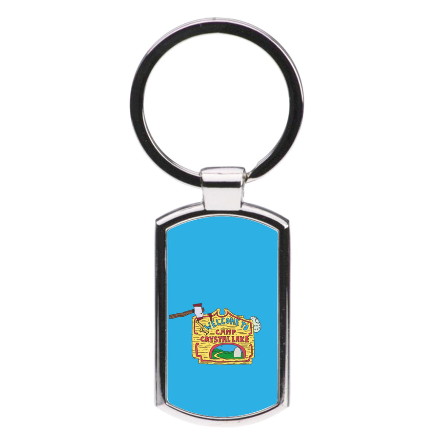 Welcome To Camp Crystal Lake - Friday The 13th Luxury Keyring
