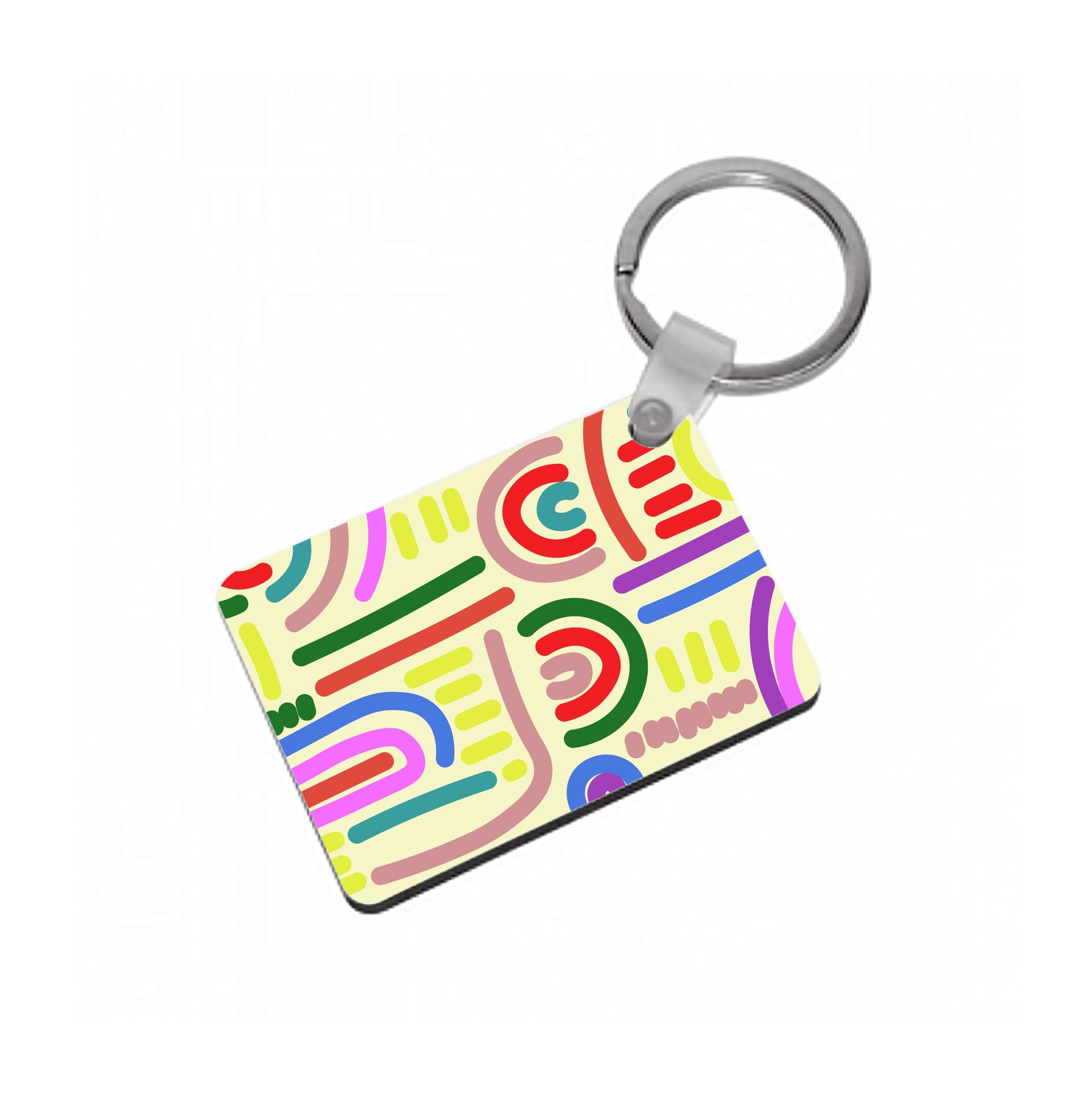 Abstract Patterns 23 Keyring