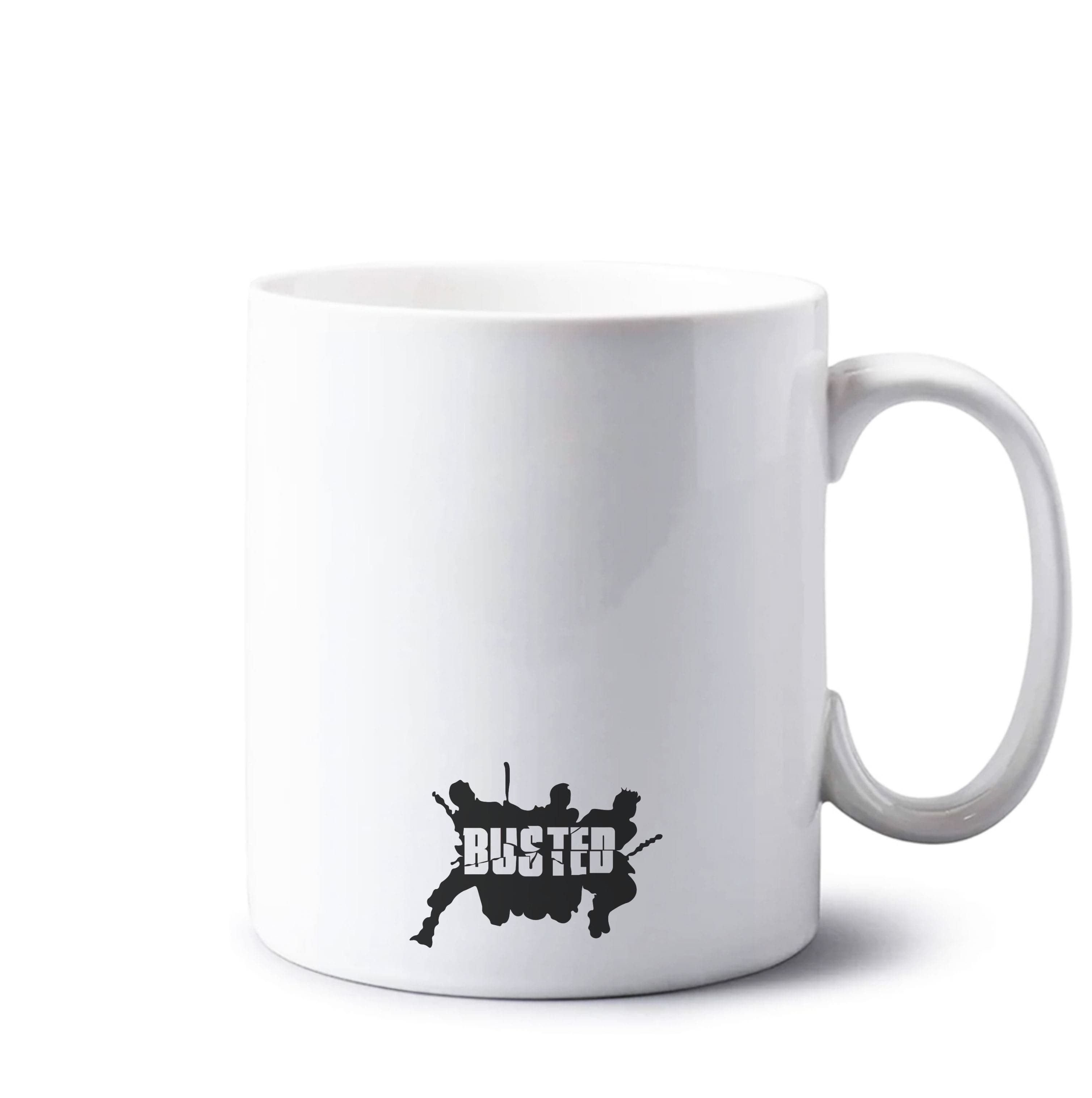 Splatter Text - Bust Band Mug