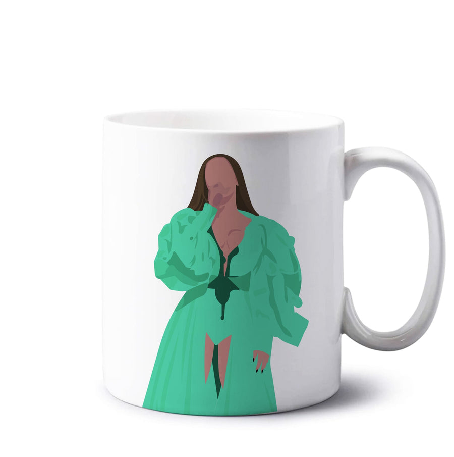 Green Dress - Beyonce Mug
