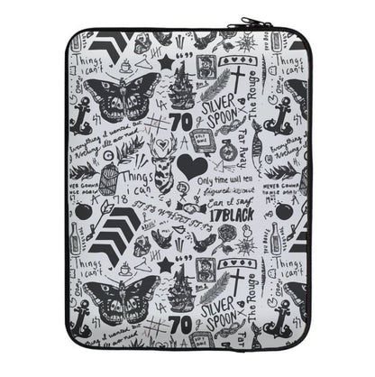 Direction Tattoos Laptop Sleeve