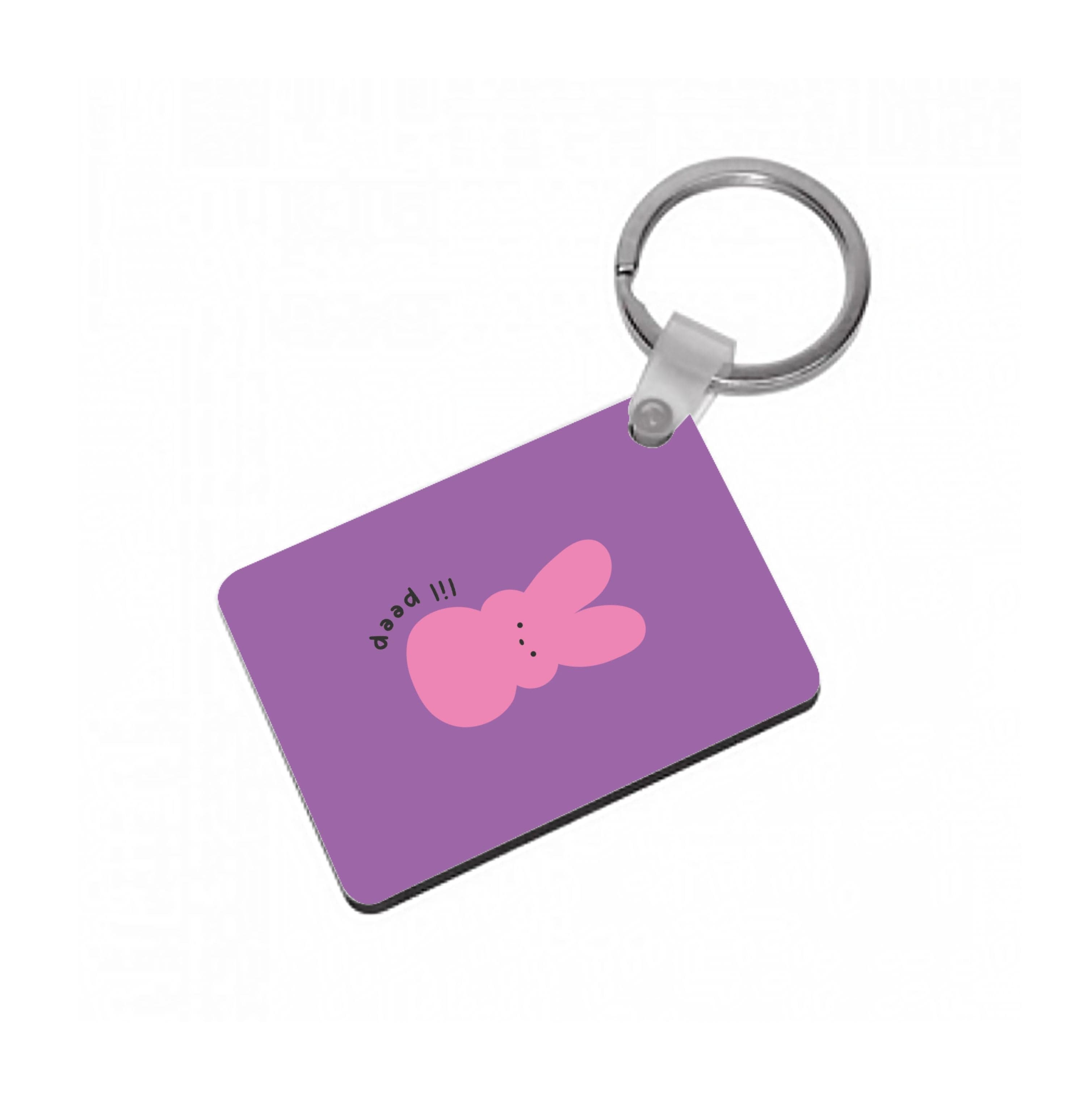 Peep Bunny - Peep Keyring