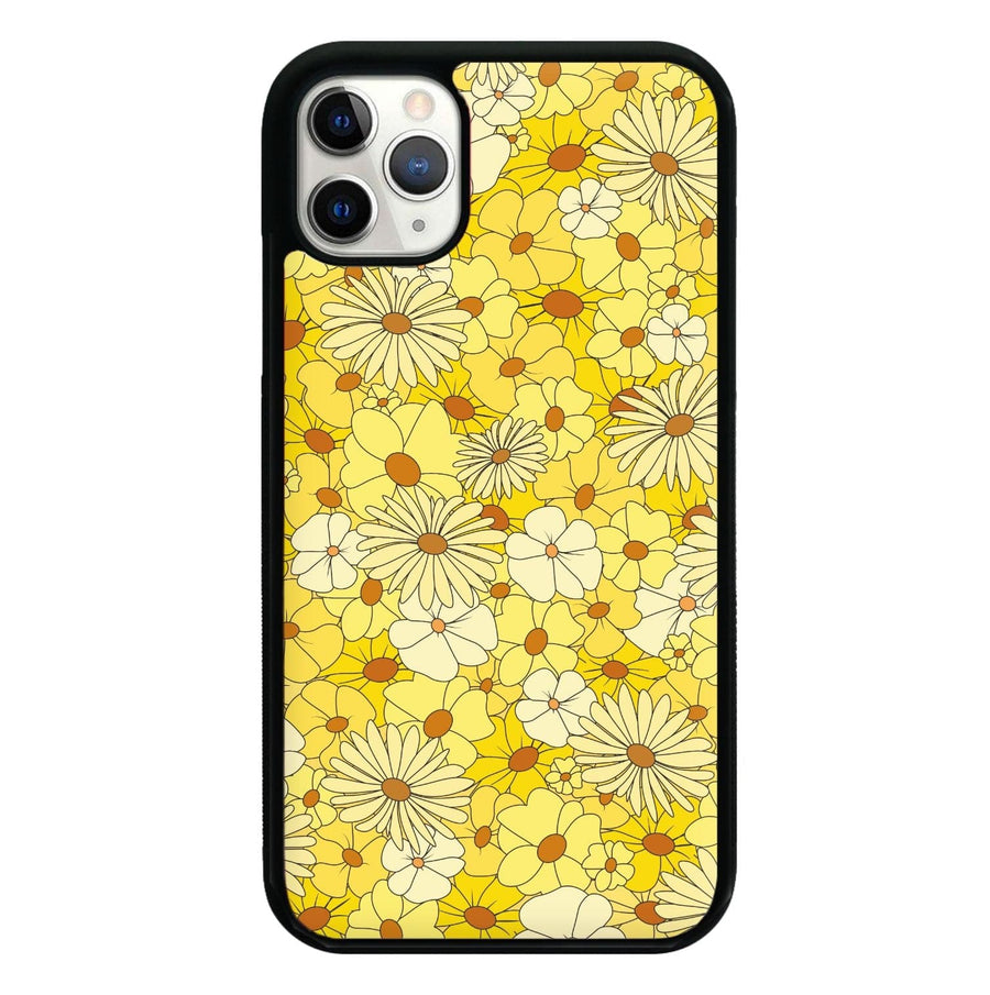 Yellow Flower Pattern - Mothers Day Phone Case