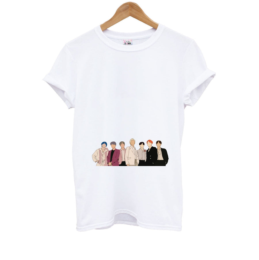 Faceless BTS Band Kids T-Shirt