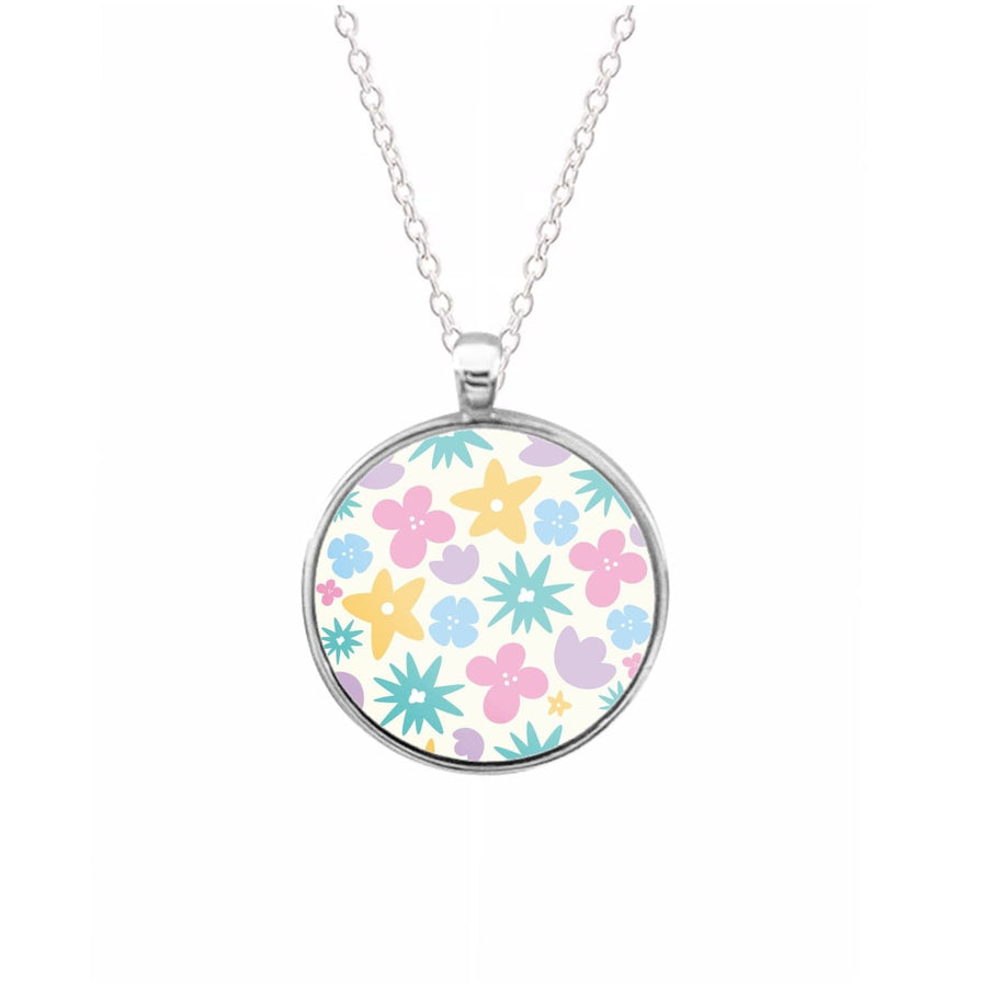 Playful Flowers - Floral Patterns Necklace