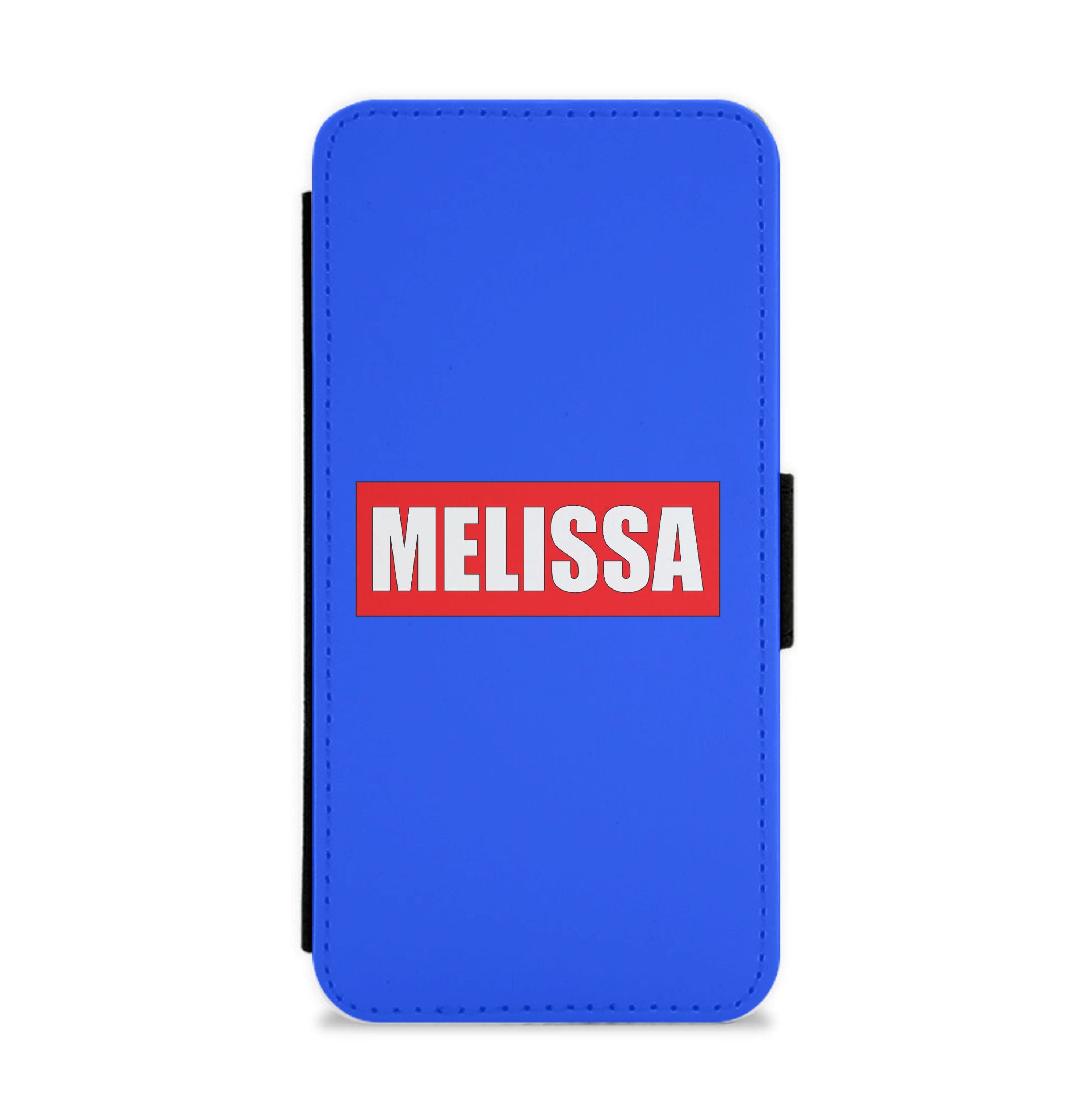 Red And Blue - Personalised Superhero Comic Flip / Wallet Phone Case