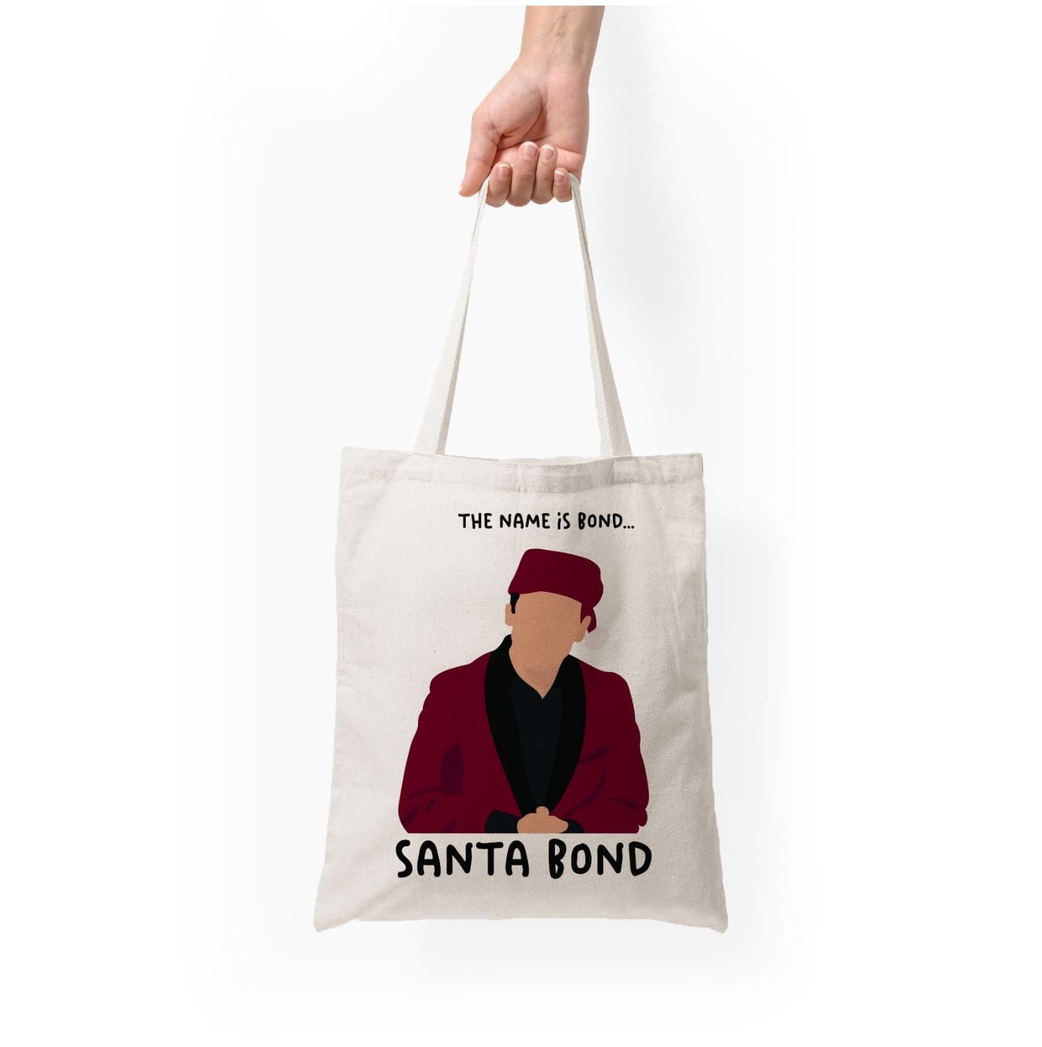 Santa Bond Tote Bag