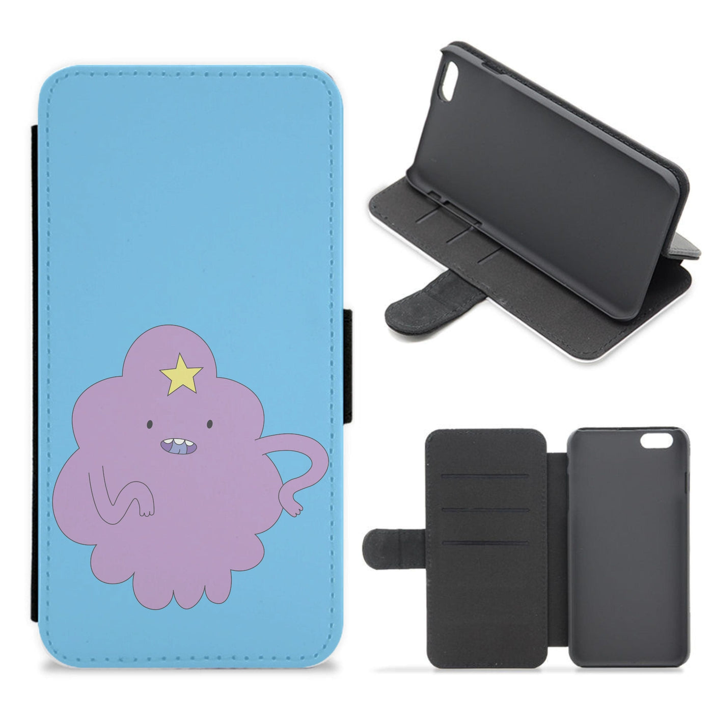 Lumpy Space Princess - Adventure Time Flip / Wallet Phone Case
