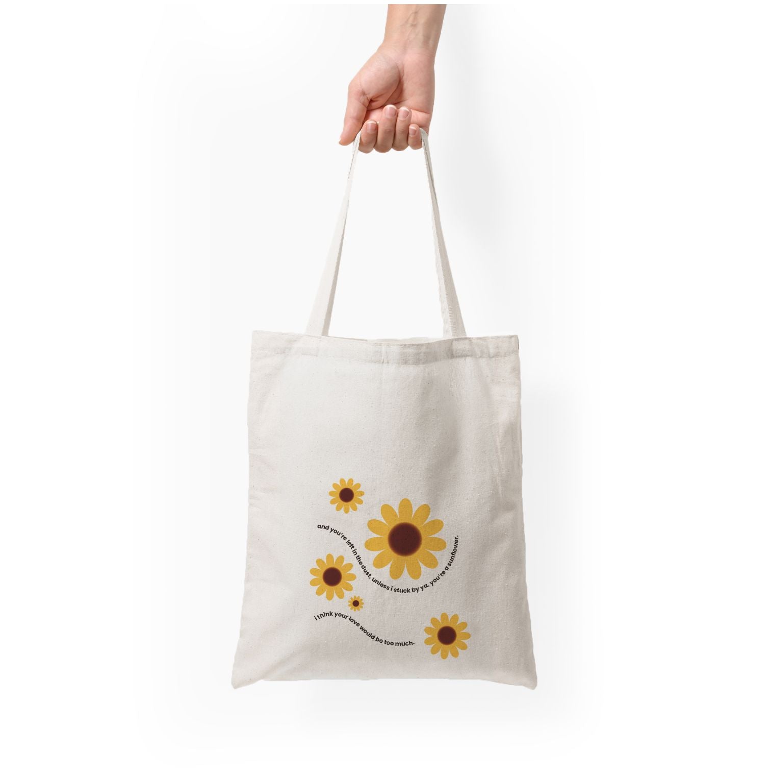 Lyrics - Post Tote Bag