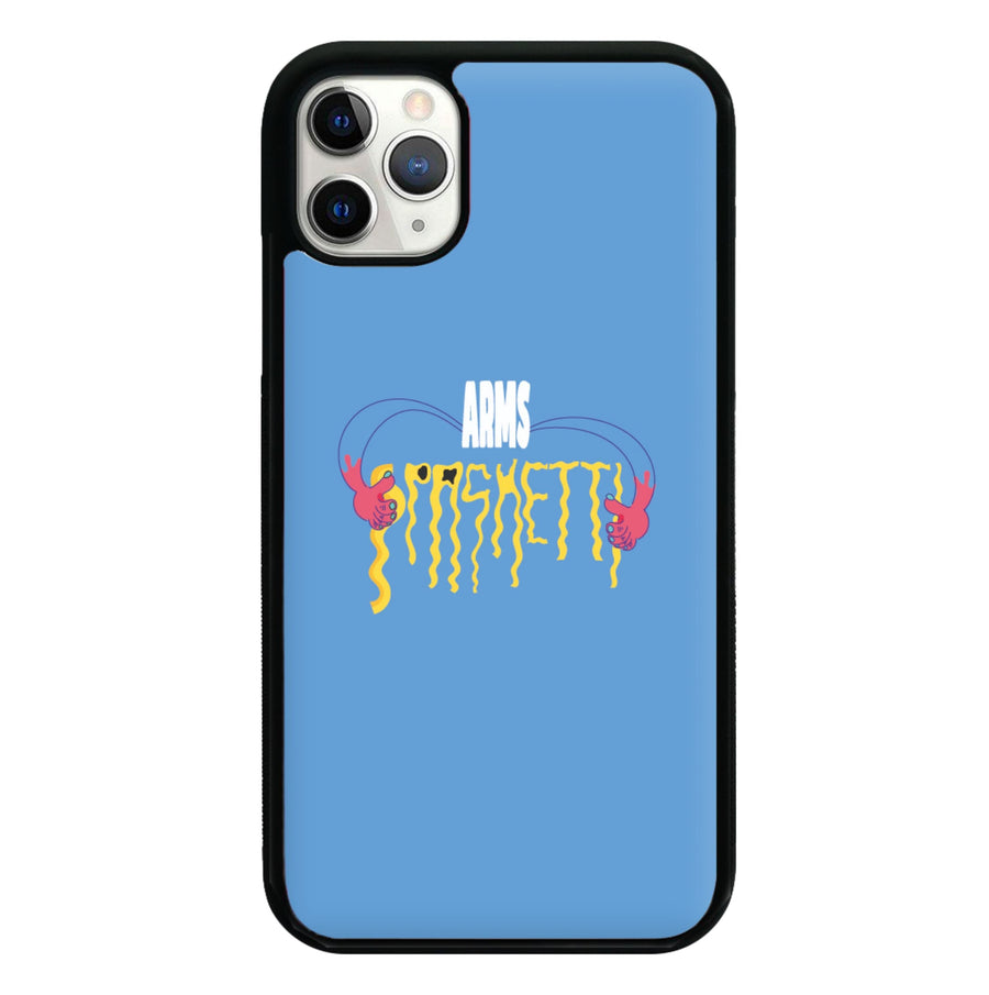 Arms Spaghetti - Blue Phone Case