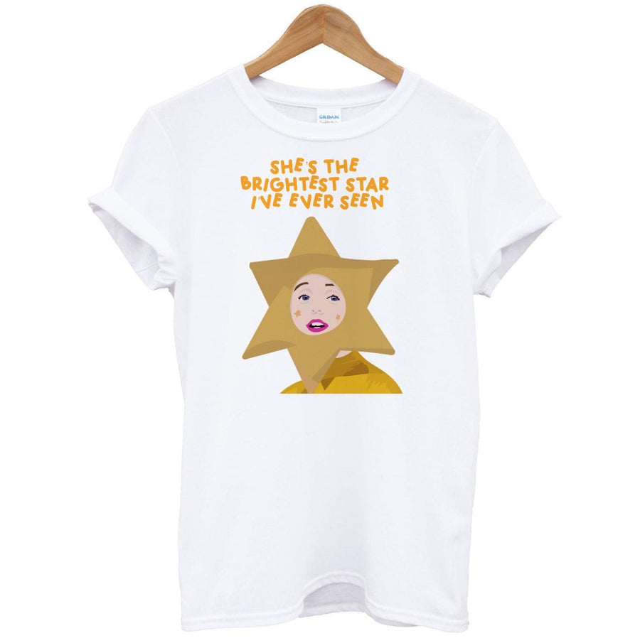 She's The Brightest Star I've Ever Seen - Christmas T-Shirt