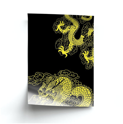 Yellow Dragon Poster