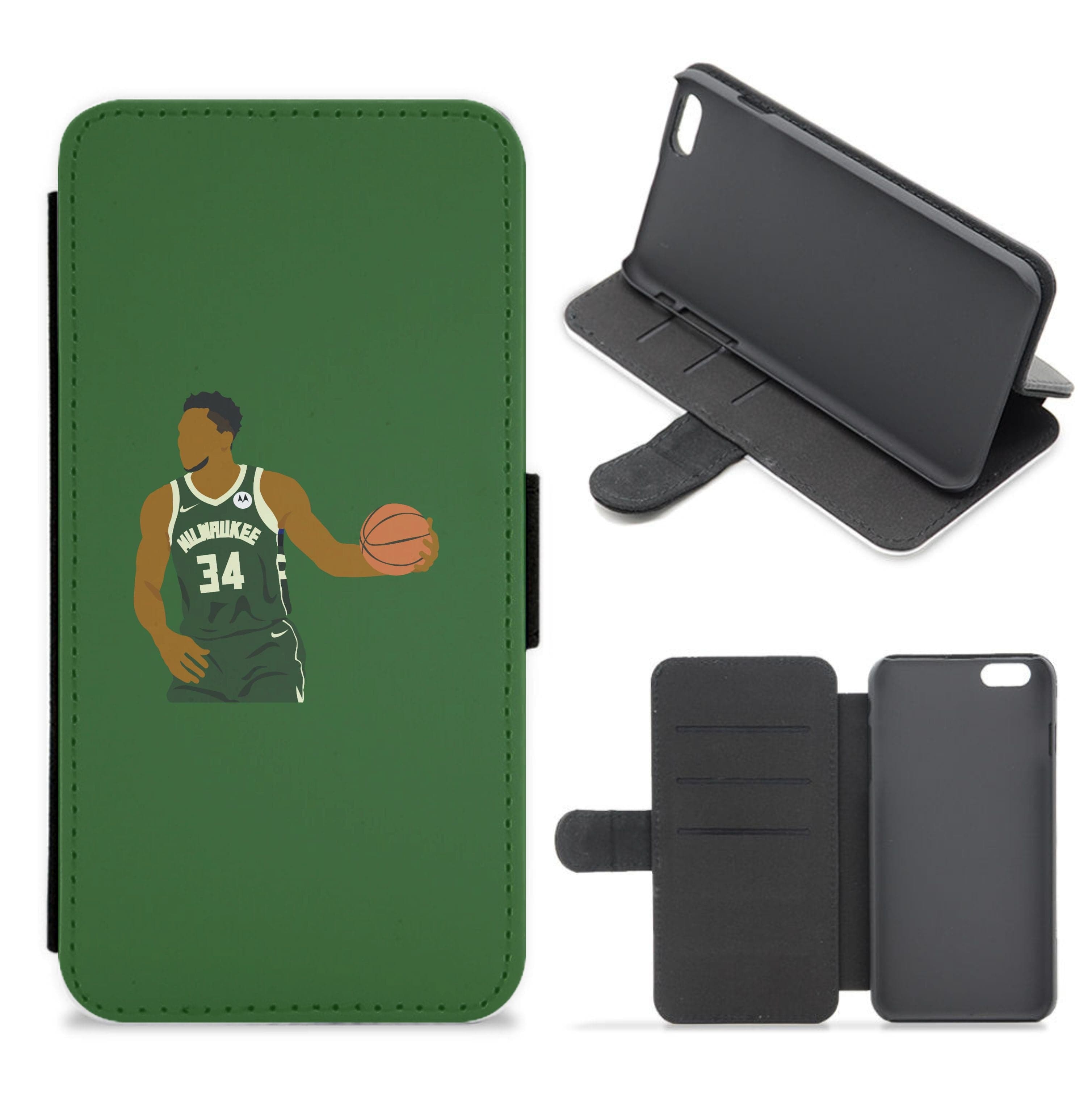 Giannis - Basketball Flip / Wallet Phone Case