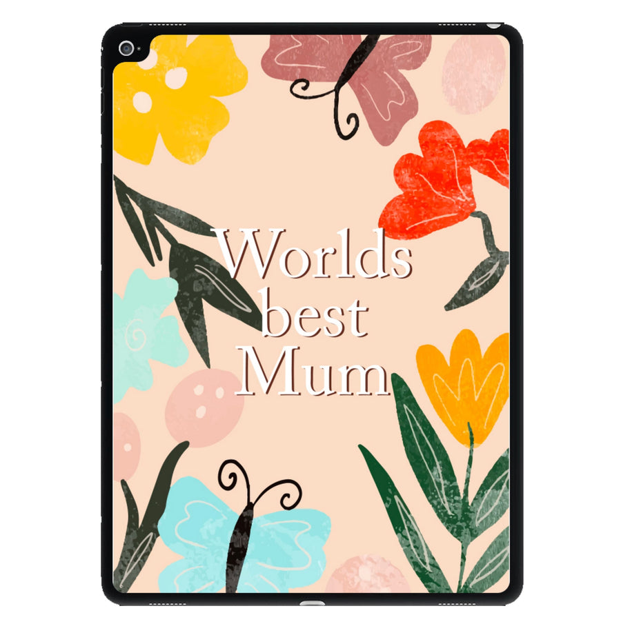 Worlds Best Mum - Floral Mother's Day iPad Case