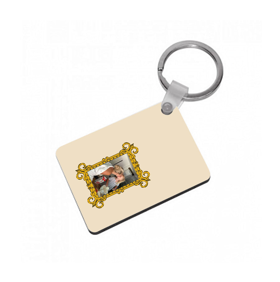 Gold Photo Frame - Personalised Mother's Day Keyring