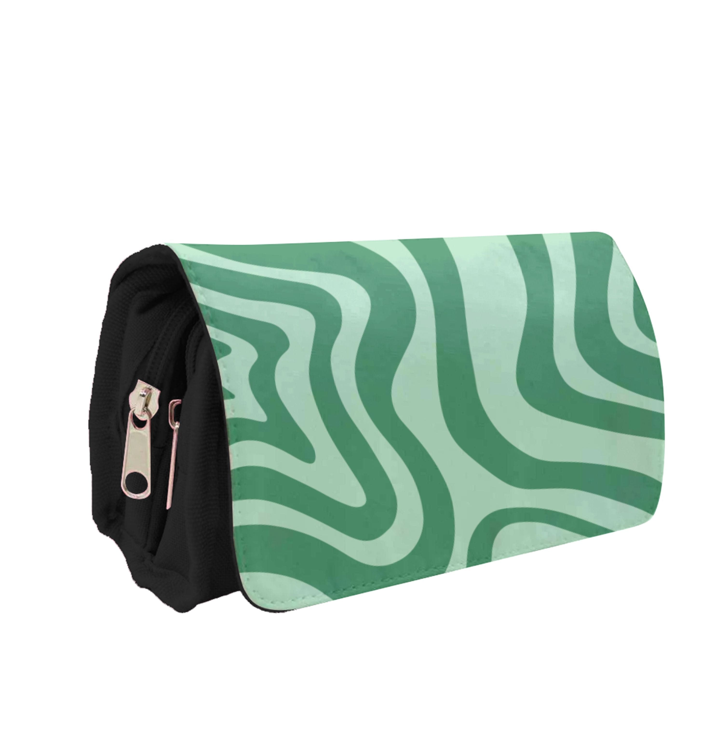 Green Abstract Halloween  Pencil Case