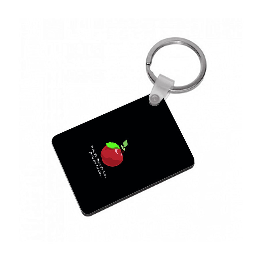 If All The Apples Are Bad - Lucifer Keyring