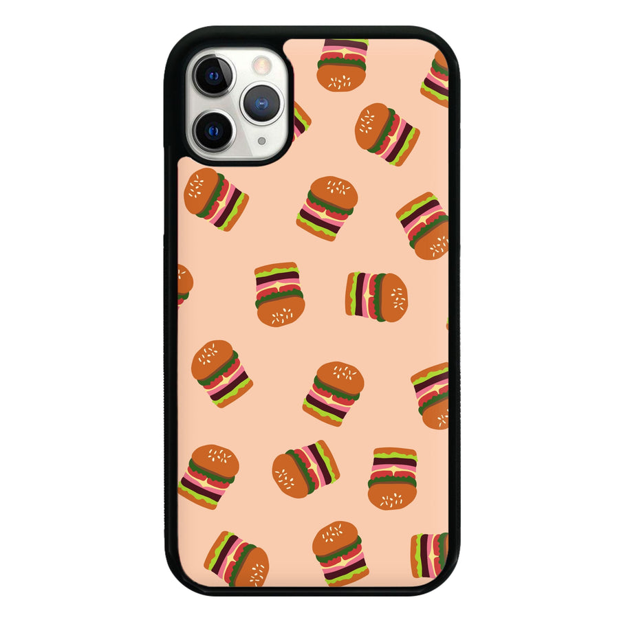 Burgers - Fast Food Patterns Phone Case
