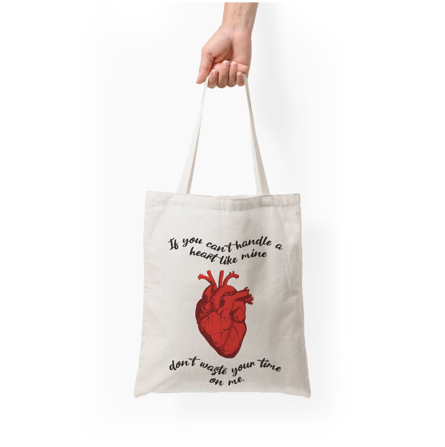 Don't Waste Your Time On Me Tote Bag